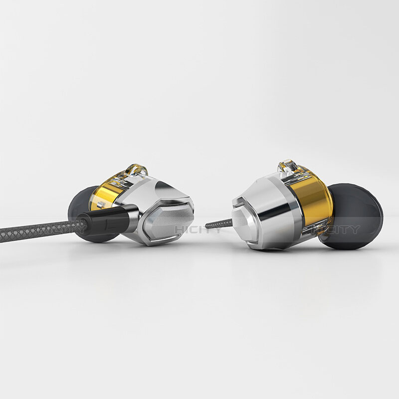 Kopfhörer Stereo Sport Ohrhörer In Ear Headset H04 Silber