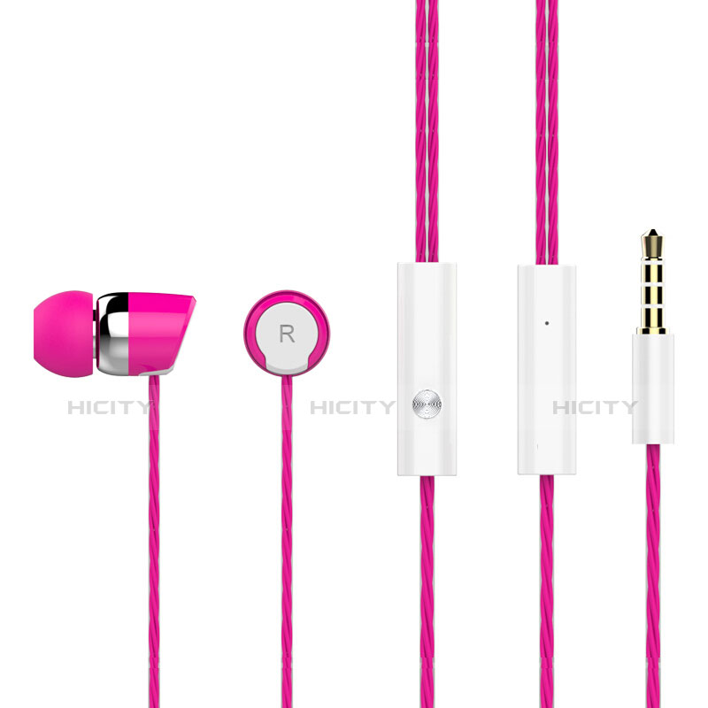 Kopfhörer Stereo Sport Ohrhörer In Ear Headset H16 Pink groß
