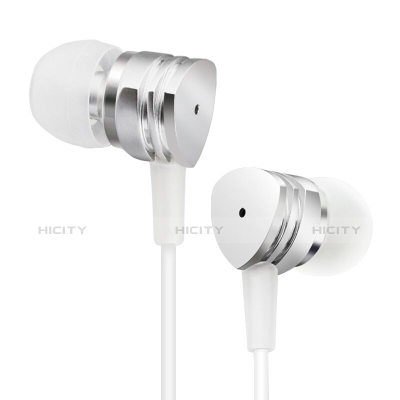 Kopfhörer Stereo Sport Ohrhörer In Ear Headset H24 Silber groß