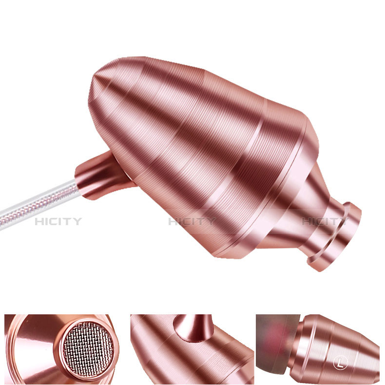 Kopfhörer Stereo Sport Ohrhörer In Ear Headset H35 Rosegold groß