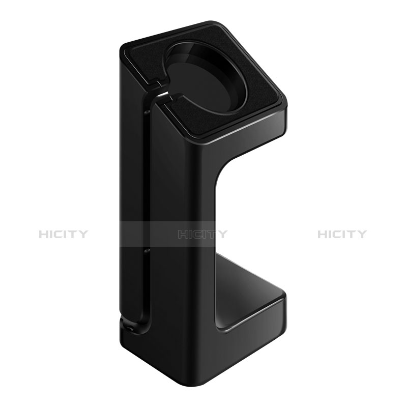 Ladegerät Dock Ladestation Ständer Halter Halterung C04 für Apple iWatch 3 38mm Schwarz groß