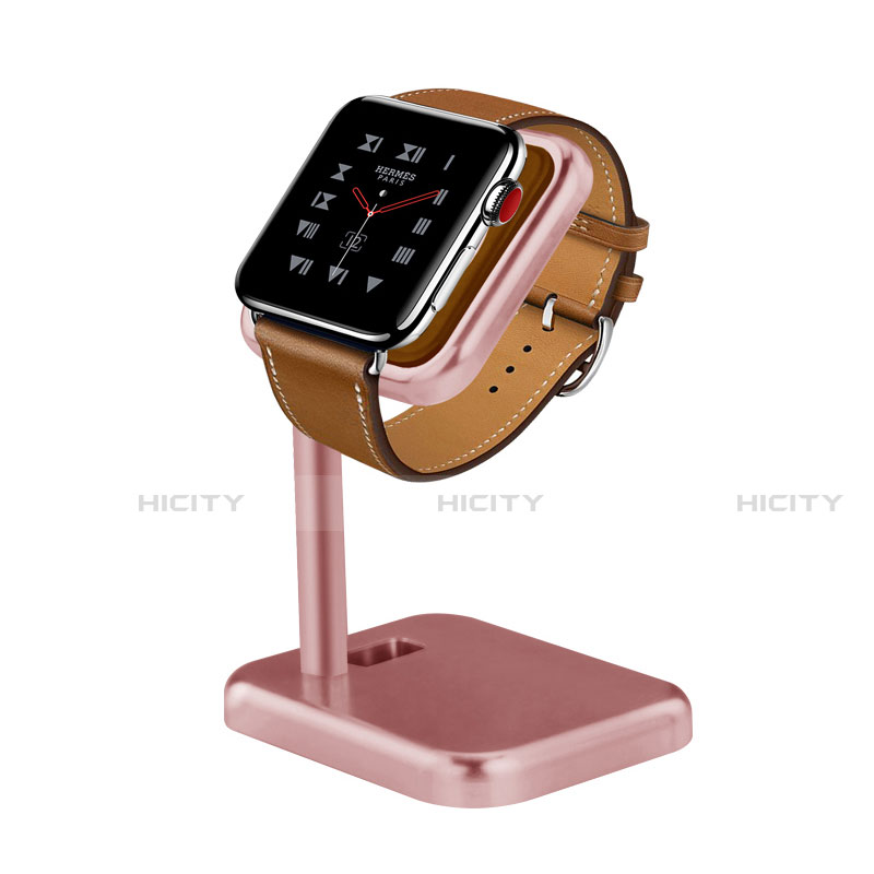 Ladegerät Dock Ladestation Ständer Halter Halterung für Apple iWatch 5 44mm Rosegold