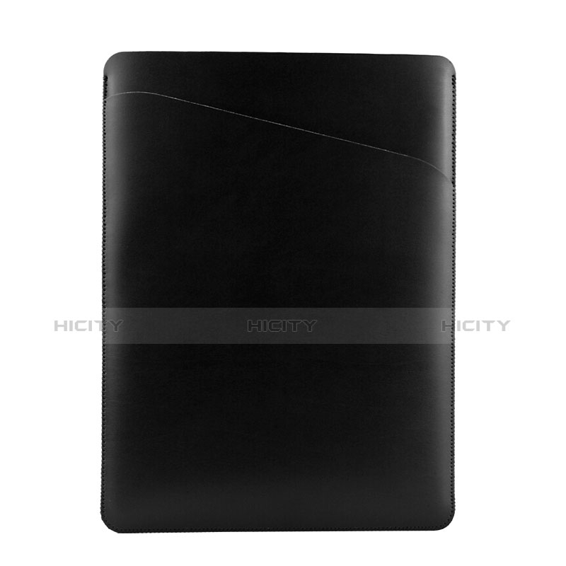 Leder Handy Tasche Sleeve Schutz Hülle für Apple iPad 4 Schwarz groß