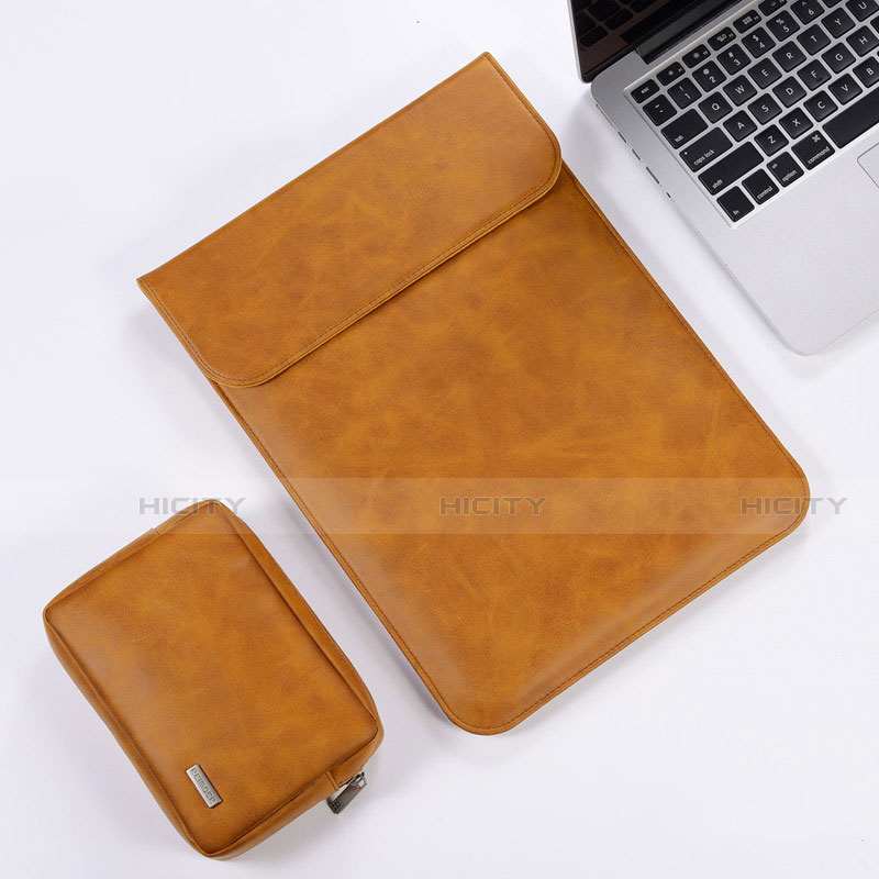 Leder Handy Tasche Sleeve Schutz Hülle für Apple MacBook 12 zoll groß