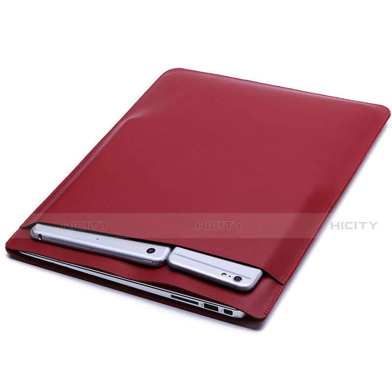 Leder Handy Tasche Sleeve Schutz Hülle L01 für Huawei Matebook X Pro (2020) 13.9 groß