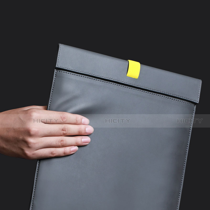 Leder Handy Tasche Sleeve Schutz Hülle L03 für Apple MacBook 12 zoll
