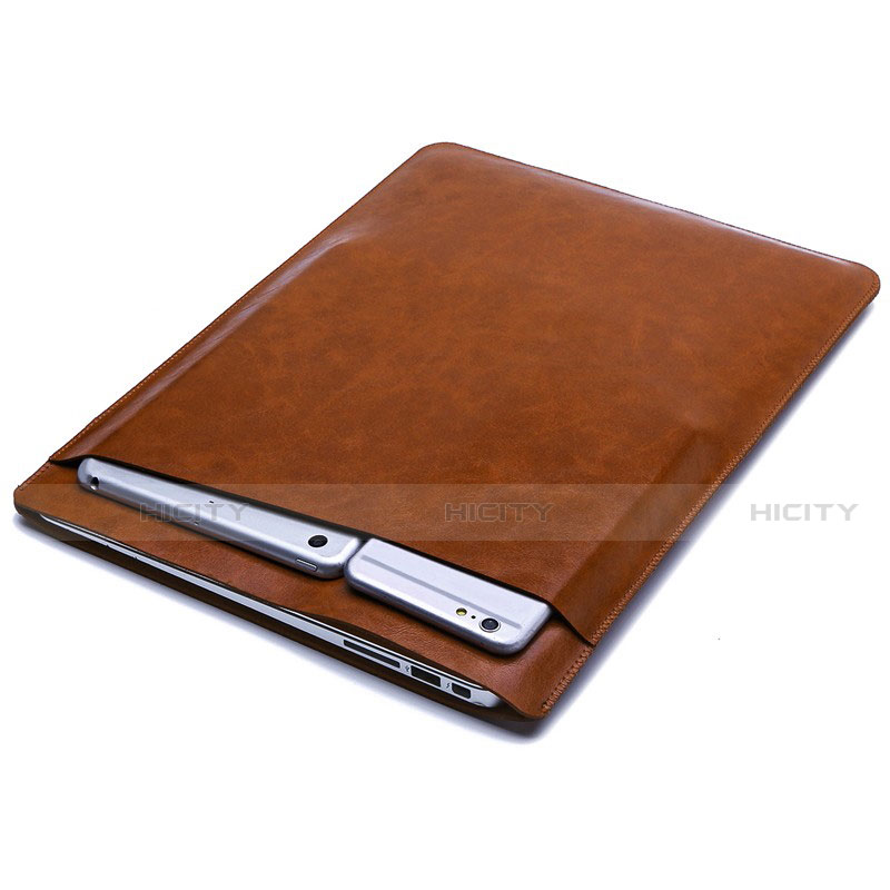 Leder Handy Tasche Sleeve Schutz Hülle L03 für Huawei Honor MagicBook Pro (2020) 16.1 Orange Plus