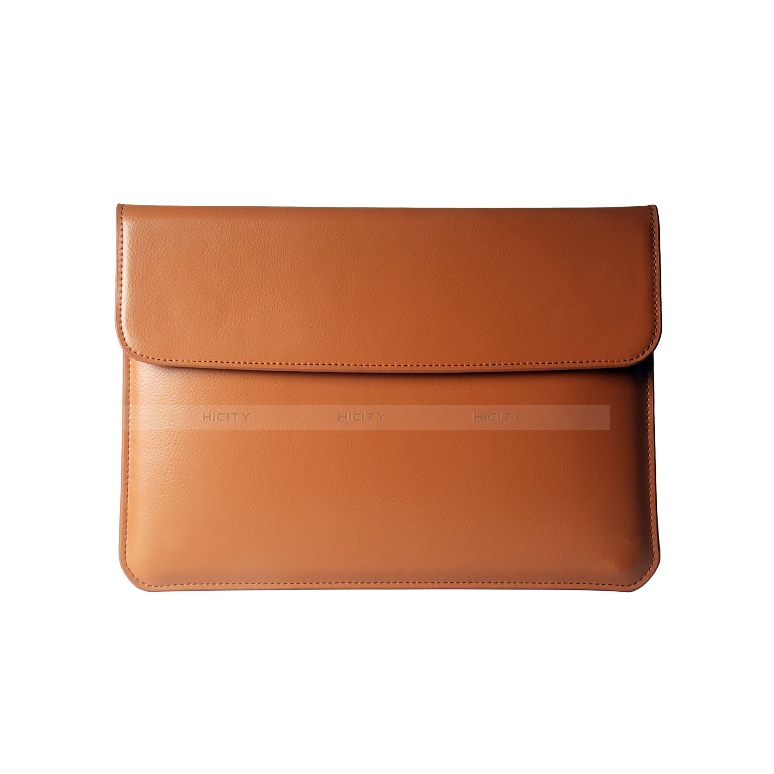 Leder Handy Tasche Sleeve Schutz Hülle L05 für Apple MacBook Pro 13 zoll (2020) Orange Plus