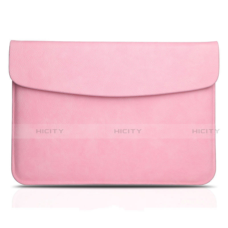 Leder Handy Tasche Sleeve Schutz Hülle L06 für Apple MacBook Pro 13 zoll Rosa