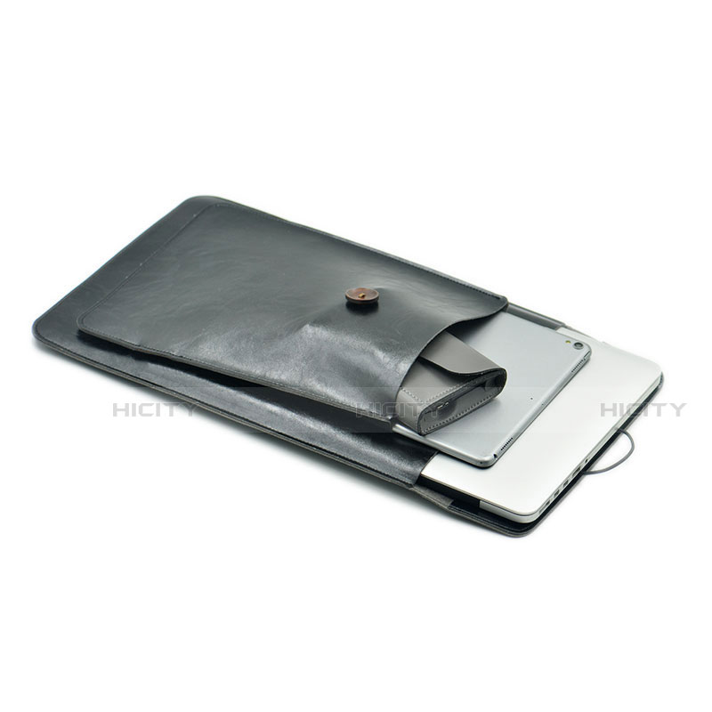 Leder Handy Tasche Sleeve Schutz Hülle L09 für Apple MacBook 12 zoll