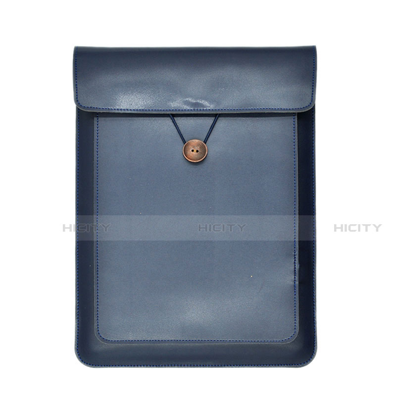 Leder Handy Tasche Sleeve Schutz Hülle L09 für Apple MacBook Air 13.3 zoll (2018) groß