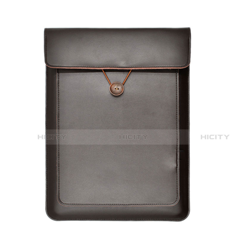 Leder Handy Tasche Sleeve Schutz Hülle L09 für Apple MacBook Air 13 zoll Braun
