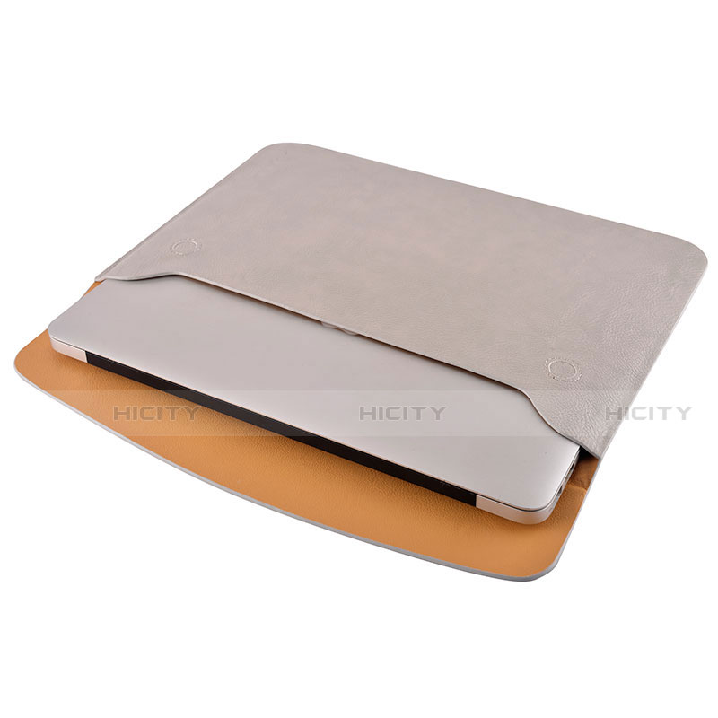 Leder Handy Tasche Sleeve Schutz Hülle L15 für Apple MacBook 12 zoll