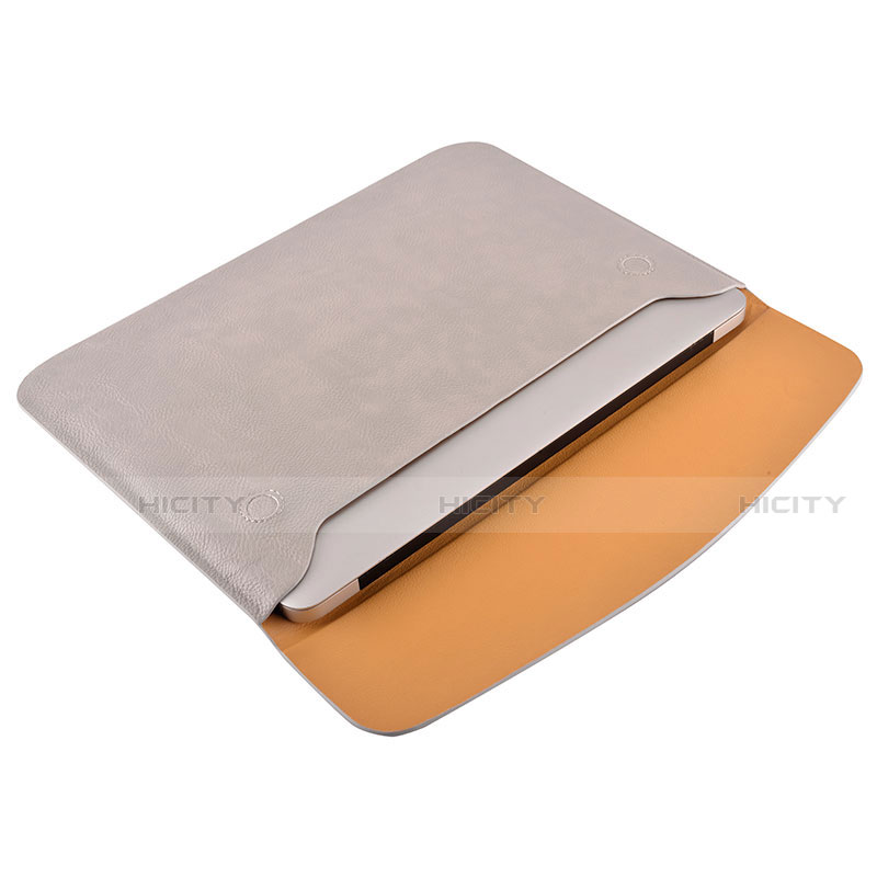 Leder Handy Tasche Sleeve Schutz Hülle L15 für Apple MacBook Pro 13 zoll