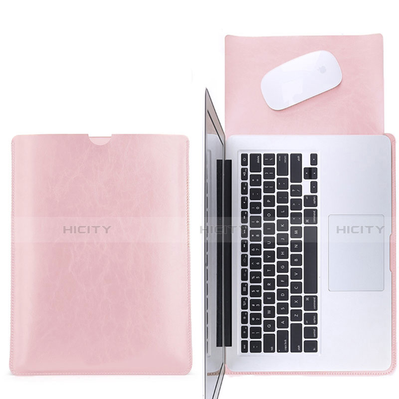 Leder Handy Tasche Sleeve Schutz Hülle L17 für Apple MacBook 12 zoll