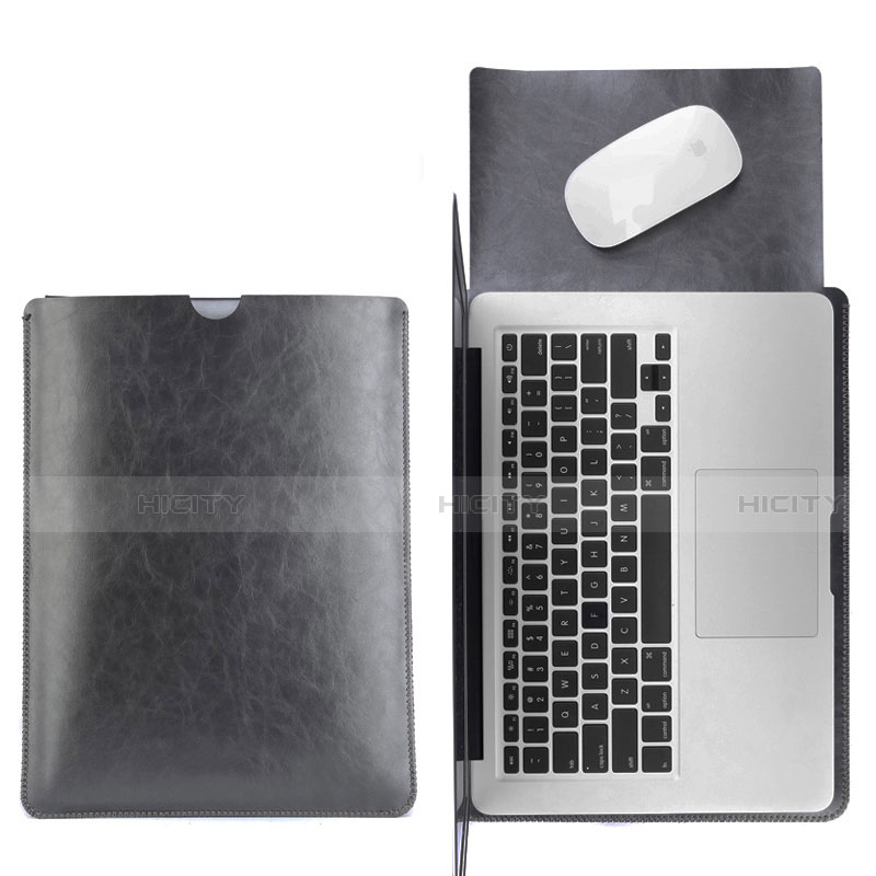Leder Handy Tasche Sleeve Schutz Hülle L17 für Apple MacBook Air 13 zoll groß