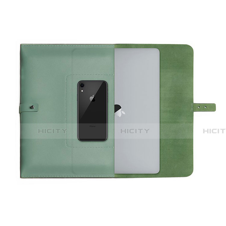 Leder Handy Tasche Sleeve Schutz Hülle L18 für Apple MacBook Air 13 zoll (2020)