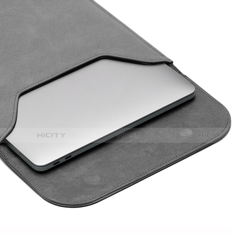 Leder Handy Tasche Sleeve Schutz Hülle L19 für Apple MacBook Pro 13 zoll (2020) groß