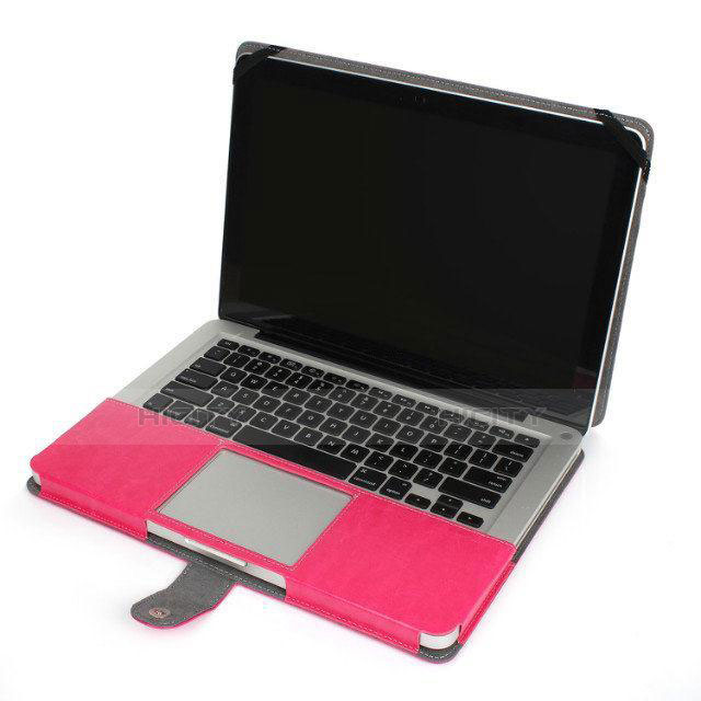 Leder Handy Tasche Sleeve Schutz Hülle L24 für Apple MacBook 12 zoll groß