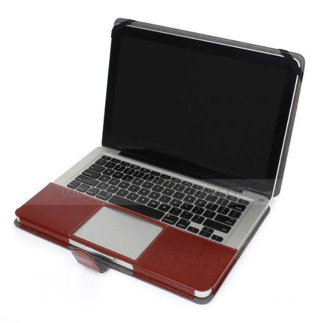 Leder Handy Tasche Sleeve Schutz Hülle L24 für Apple MacBook 12 zoll groß