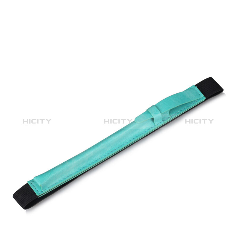 Leder Hülle Schreibzeug Schreibgerät Beutel Halter mit Abnehmbare Gummiband P03 für Apple Pencil Apple iPad Pro 10.5 Grün groß