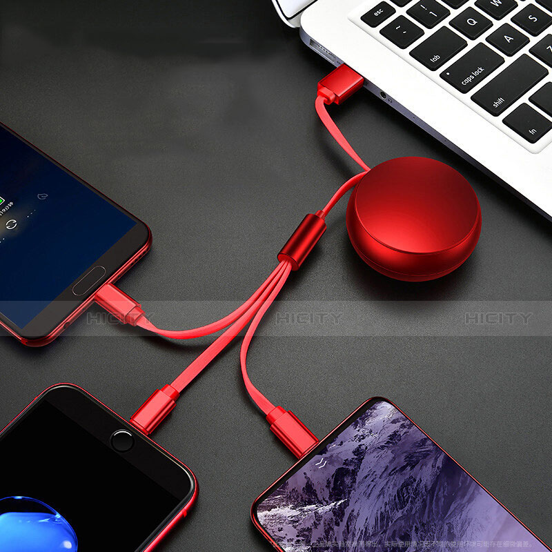 Lightning USB Ladekabel Kabel Android Micro USB C09 für Apple iPhone 8 Plus groß