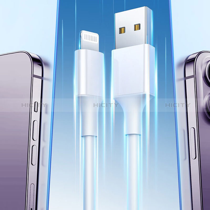 Lightning USB Ladekabel Kabel H01 für Apple iPad Mini 5 (2019) Weiß