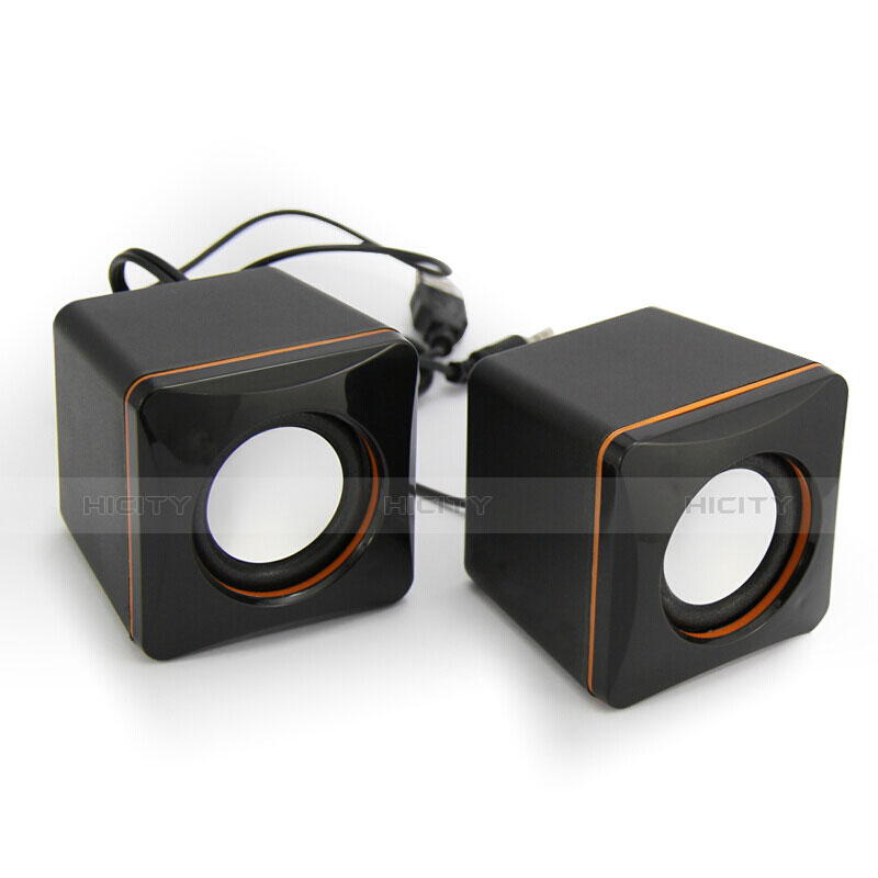 Mini Lautsprecher Stereo Speaker Schwarz