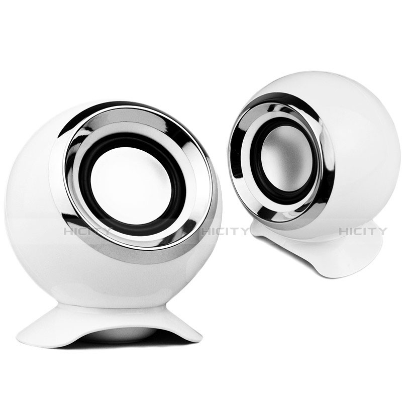 Mini Lautsprecher Stereo Speaker W05 Weiß