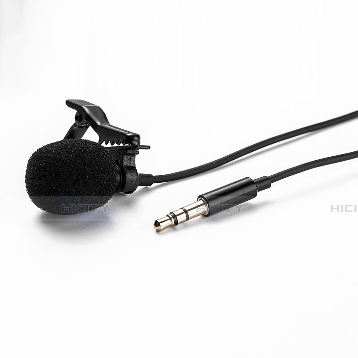 Mini-Stereo-Mikrofon Mic 3.5 mm Klinkenbuchse K01 Schwarz