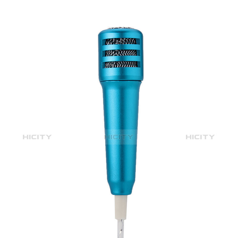 Mini-Stereo-Mikrofon Mic 3.5 mm Klinkenbuchse M01 Blau