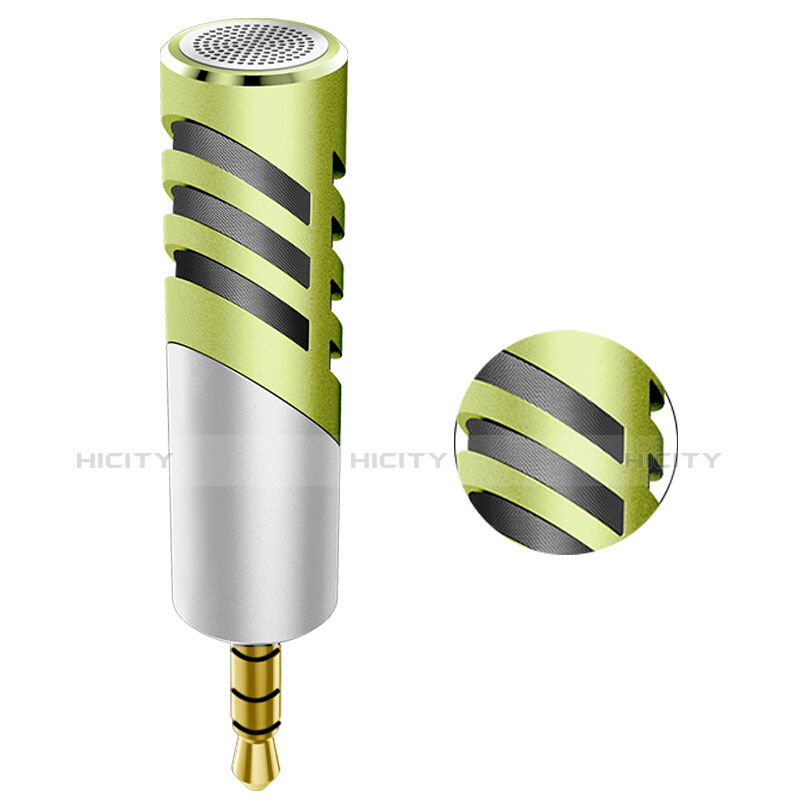 Mini-Stereo-Mikrofon Mic 3.5 mm Klinkenbuchse M09 Grün Plus