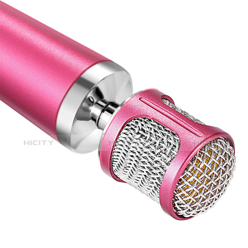 Mini-Stereo-Mikrofon Mic 3.5 mm Klinkenbuchse Rosa groß