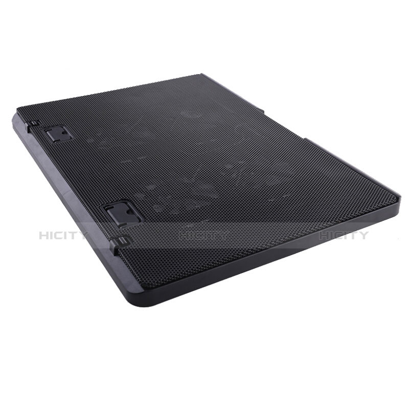 NoteBook Halter Halterung Kühler Cooler Kühlpad Lüfter Laptop Ständer 9 Zoll bis 16 Zoll Universal M22 für Apple MacBook Pro 13 zoll Retina Schwarz groß