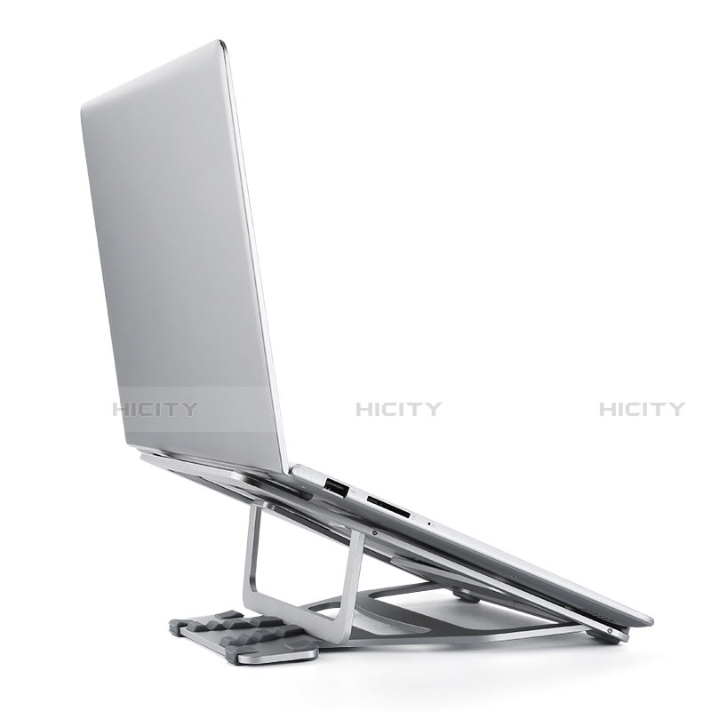 NoteBook Halter Halterung Laptop Ständer Universal K03 für Samsung Galaxy Book Flex 13.3 NP930QCG Silber Plus