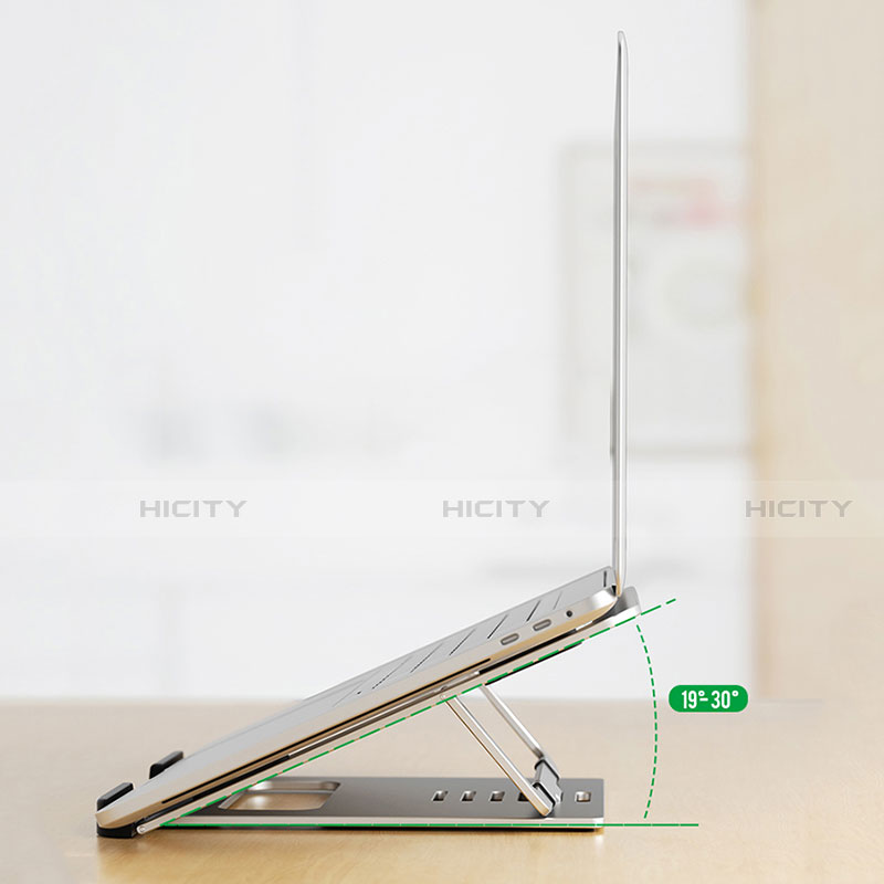 NoteBook Halter Halterung Laptop Ständer Universal K04 für Huawei MateBook D15 (2020) 15.6 Silber