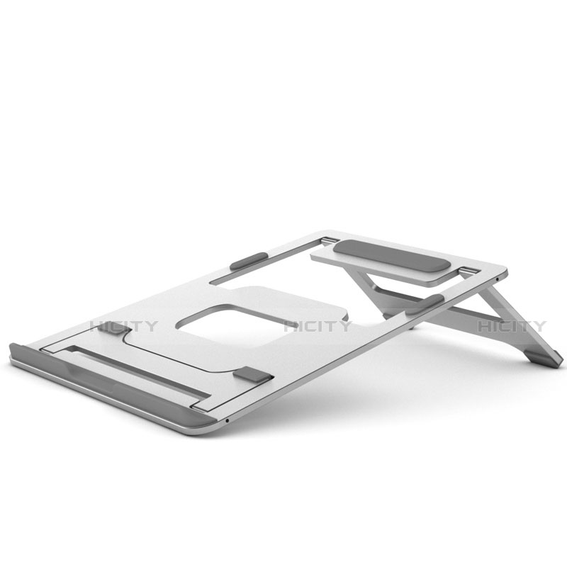 NoteBook Halter Halterung Laptop Ständer Universal K05 für Samsung Galaxy Book Flex 15.6 NP950QCG Silber groß