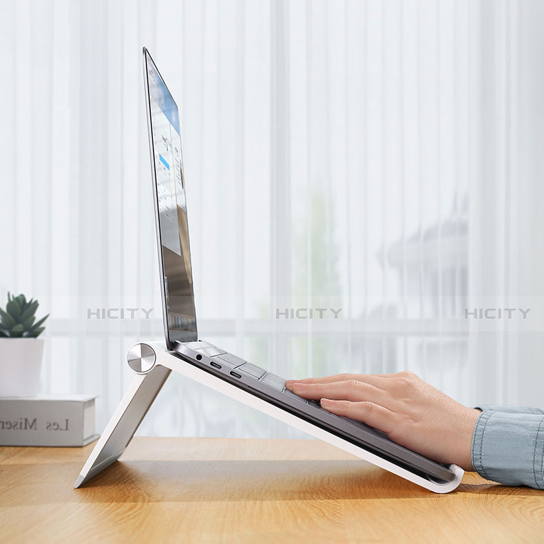 NoteBook Halter Halterung Laptop Ständer Universal K11 für Apple MacBook Pro 13 zoll Silber Plus
