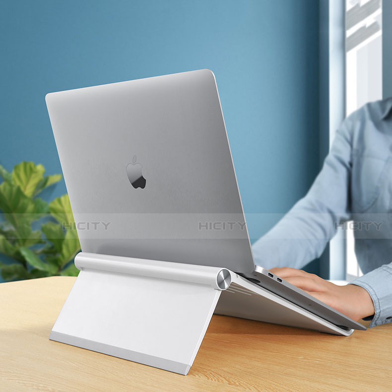 NoteBook Halter Halterung Laptop Ständer Universal K11 für Apple MacBook Pro 13 zoll Silber groß