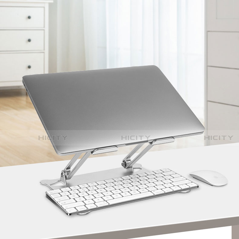 NoteBook Halter Halterung Laptop Ständer Universal K12 für Apple MacBook Air 11 zoll Silber groß