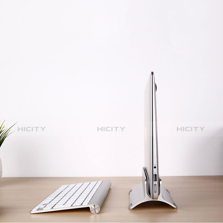 NoteBook Halter Halterung Laptop Ständer Universal S01 für Apple MacBook Air 13 zoll Silber groß