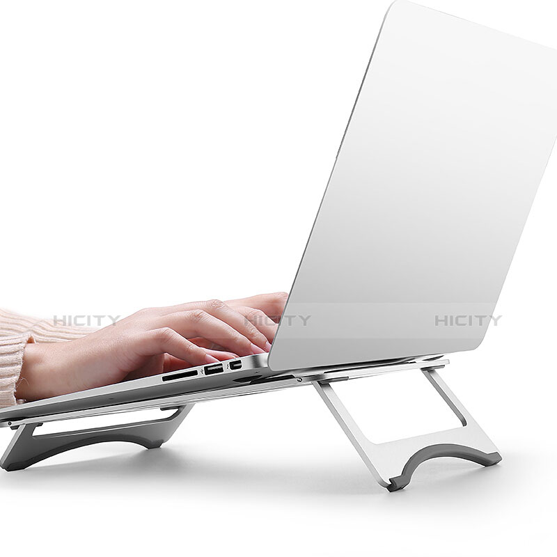 NoteBook Halter Halterung Laptop Ständer Universal S03 für Apple MacBook 12 zoll Silber groß