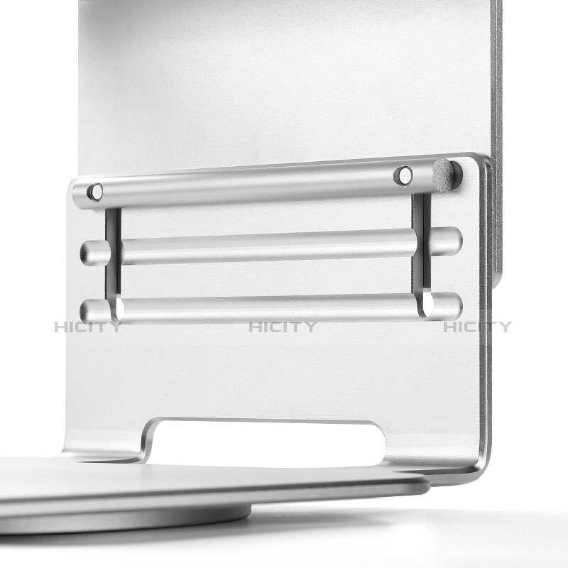 NoteBook Halter Halterung Laptop Ständer Universal S07 für Samsung Galaxy Book Flex 15.6 NP950QCG Silber groß