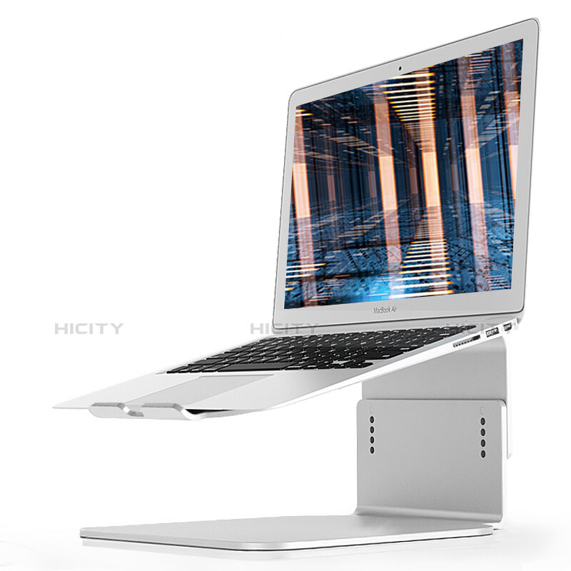 NoteBook Halter Halterung Laptop Ständer Universal S09 für Apple MacBook Air 13 zoll Silber Plus