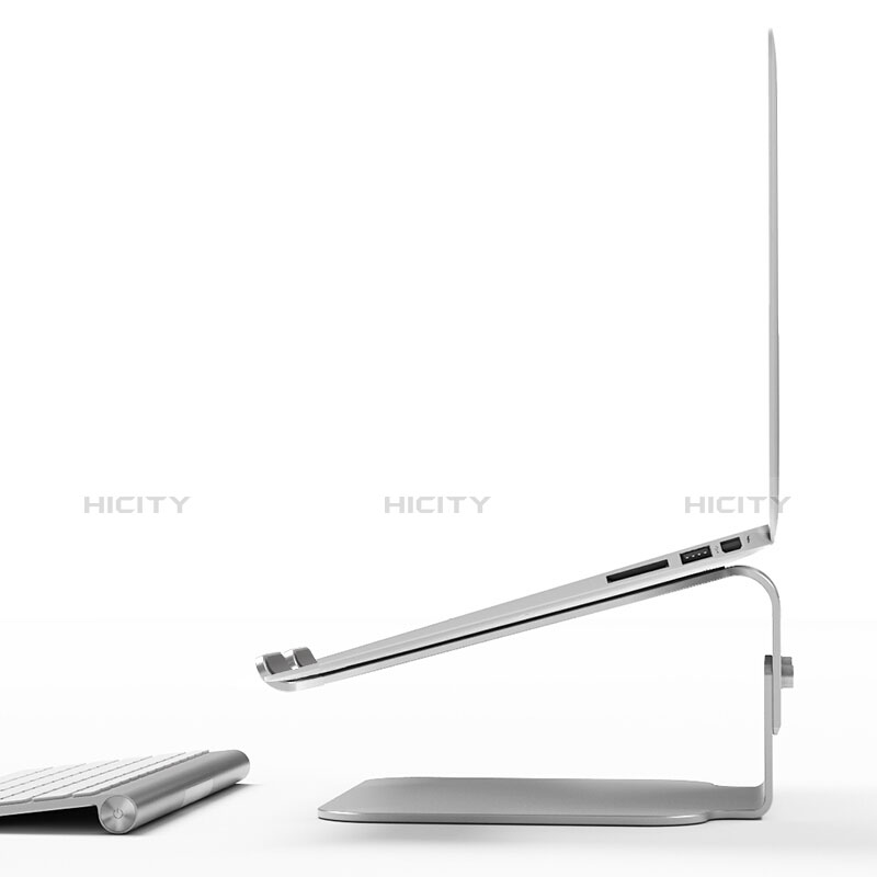NoteBook Halter Halterung Laptop Ständer Universal S09 für Apple MacBook Pro 15 zoll Silber groß