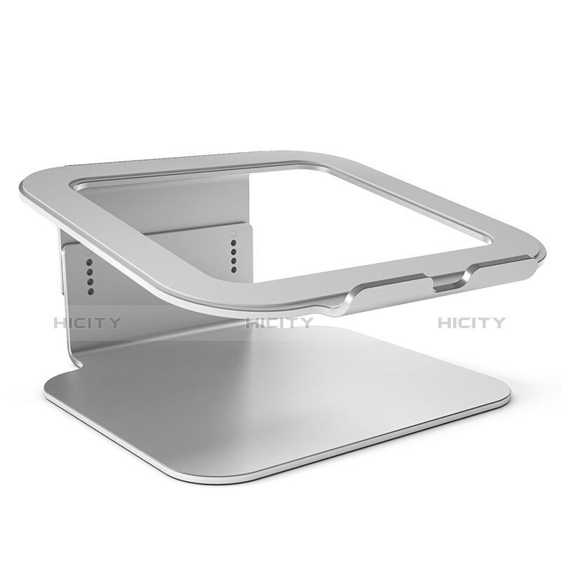 NoteBook Halter Halterung Laptop Ständer Universal S09 für Samsung Galaxy Book Flex 13.3 NP930QCG Silber groß