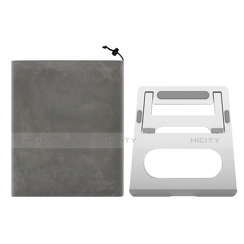 NoteBook Halter Halterung Laptop Ständer Universal S10 für Apple MacBook Air 13.3 zoll (2018) Silber