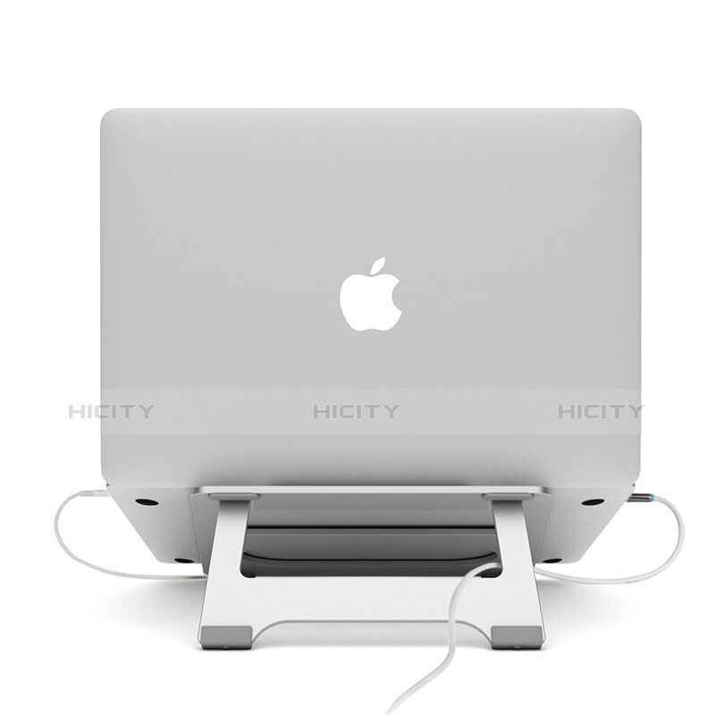 NoteBook Halter Halterung Laptop Ständer Universal S10 für Apple MacBook Pro 13 zoll Silber groß
