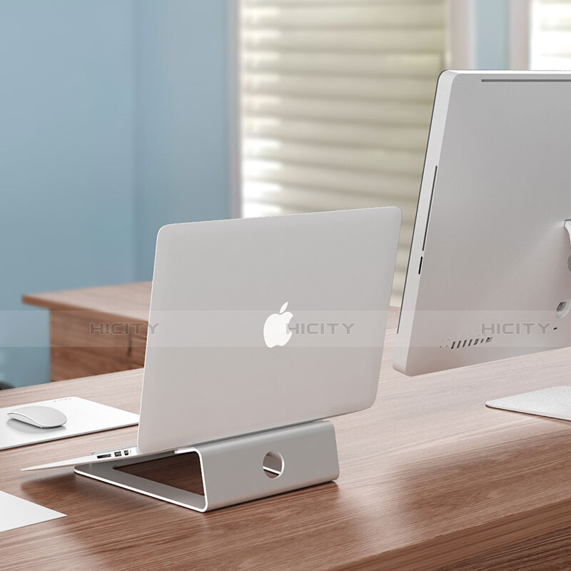 NoteBook Halter Halterung Laptop Ständer Universal S11 für Apple MacBook Air 13 zoll (2020) Silber groß