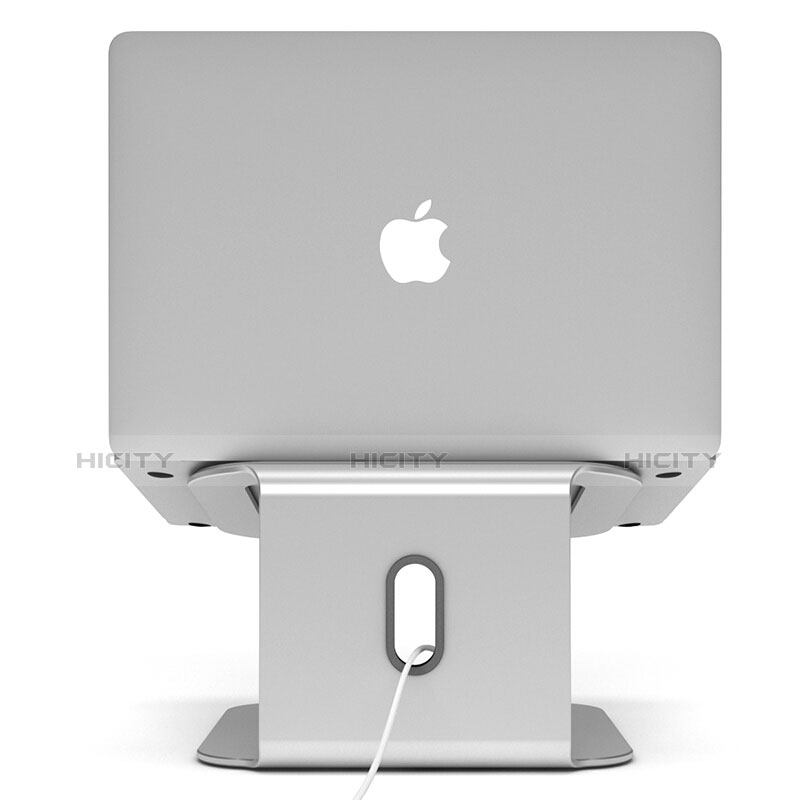 NoteBook Halter Halterung Laptop Ständer Universal S12 für Apple MacBook Air 13.3 zoll (2018) Silber groß